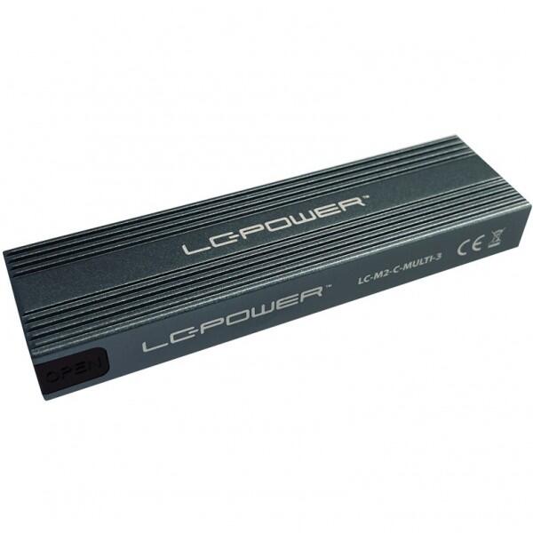 LC-Power LC-M2-C-MULTI-3 - M.2-SSD-Speichergehäuse