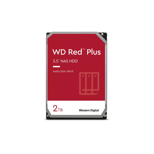 Wd Red Plus  2Tb/8,9/600 Sata Iii 64Mb