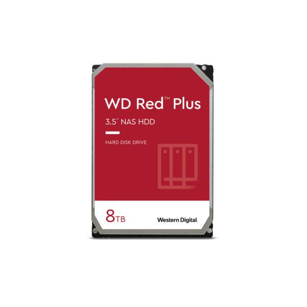 Hdd Wd Red Plus Wd80efzz 8Tb/8,9/600 Sata Iii 128Mb