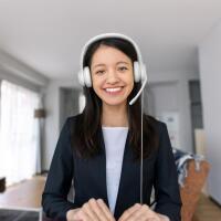 Headset Logitech H390 Weiß