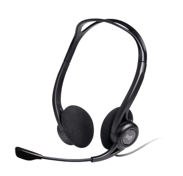 Headset Logitech 960 Wired Black