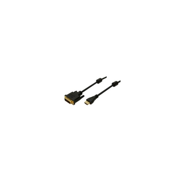 Kabel Logilink Hdmi/M  - Dvi/M Schwarz 2M Ch0004