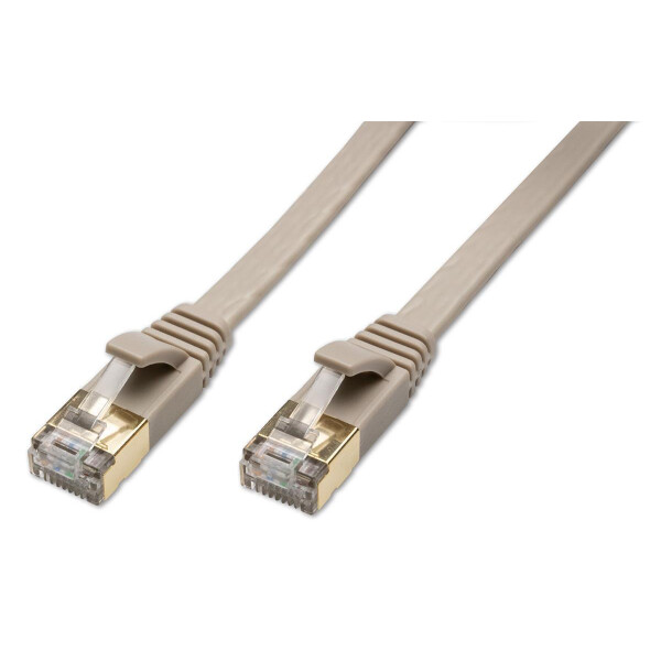Kabel Patchkabel Cat 8 Kabel Für Netzwerk, Lan Und Ethernet 0,5M Grau