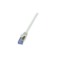 Kabel Patchkabel Cat.6A 0,25M Logilink Grau Cq3012s