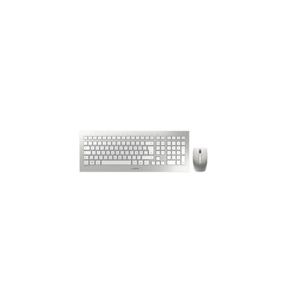 Keyboard & Mouse Cherry Wireless Combo Dw8000 White-Silver