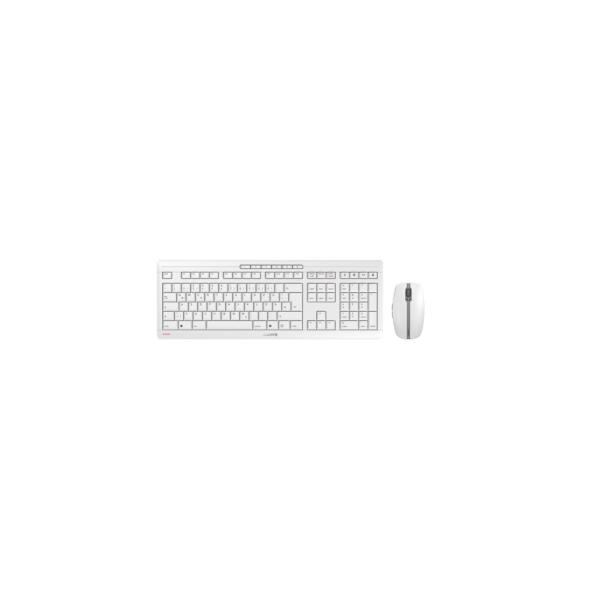 Keyboard & Mouse Cherry Wireless Combo Stream Desktop Recharge White