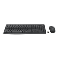 Keyboard & Mouse Logitech Wireless Combo Mk295 Graphite