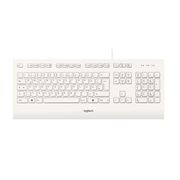 Keyboard Logitech K280e Wired White