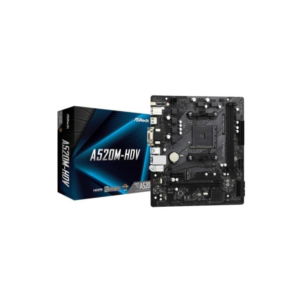 Asrock A520m-Hdv 90-MXBE50-A0UAYZ