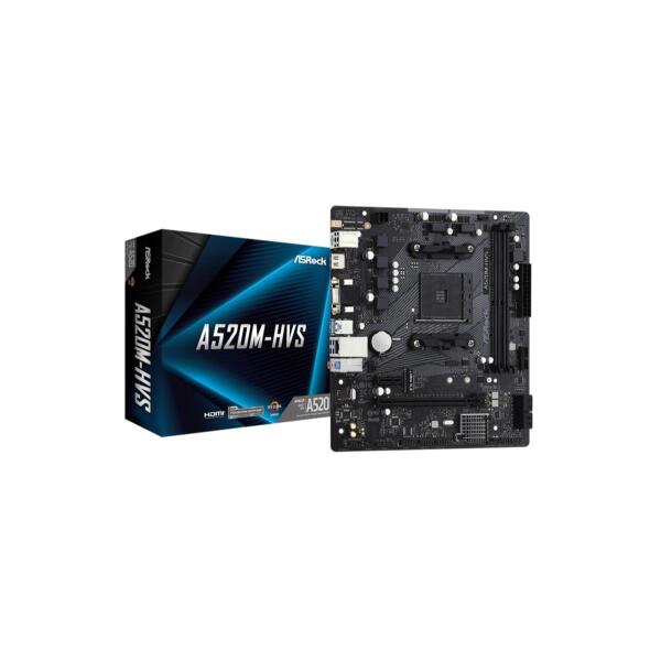 Asrock A520m-Hvs 90-MXBE60-A0UAYZ