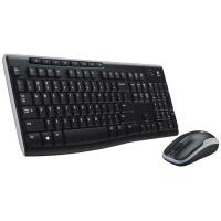 Keyboard & Mouse Logitech Wireless Combo Mk270 Black