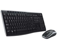 Keyboard & Mouse Logitech Wireless Combo Mk270 Black
