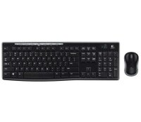 Keyboard & Mouse Logitech Wireless Combo Mk270 Black