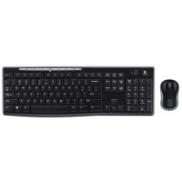 Keyboard & Mouse Logitech Wireless Combo Mk270 Black