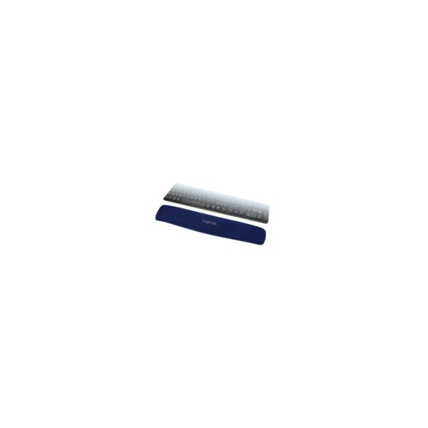 Logilink Tastatur Gel Handballenauflage, Blau Id0045