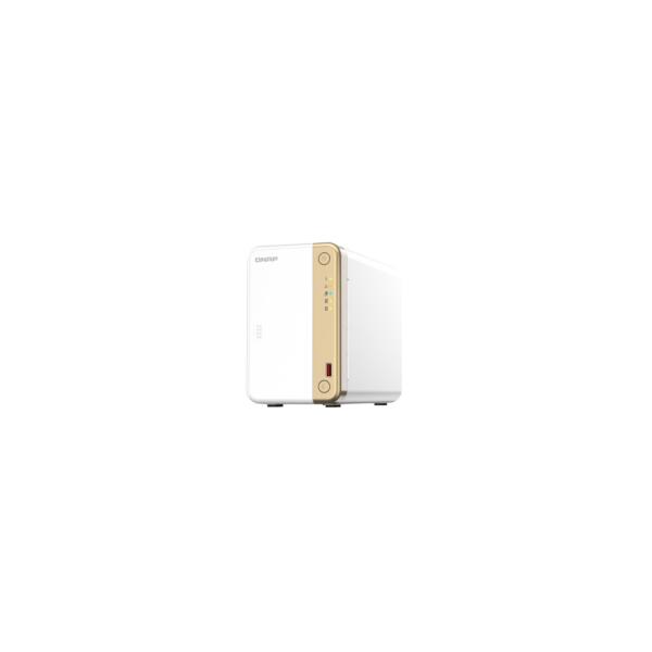 Nas Server Qnap  Tower - Intel® Celeron® - N4505 - Gold - Weiß