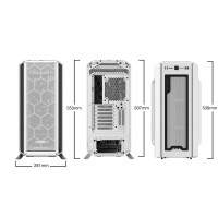 Bequiet Silent Base 802 Window - Weiss