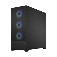 Fractal Pop Xl Air Rgb Tg Clear Tint - Schwarz