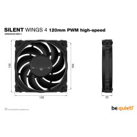 Be Quiet Silentwings 4 120Mm Pwm High-Speed