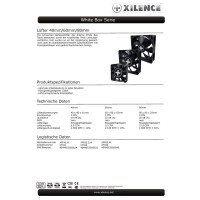 Pc- Gehäuselüfter Xilence Case Fan 60 Mm Slim Line, White Box, Xpf60s.W