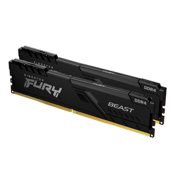 64Gb Kit 2X32gb Pc 3600 Kingston Fury Beast Kf436c18bbk2/64