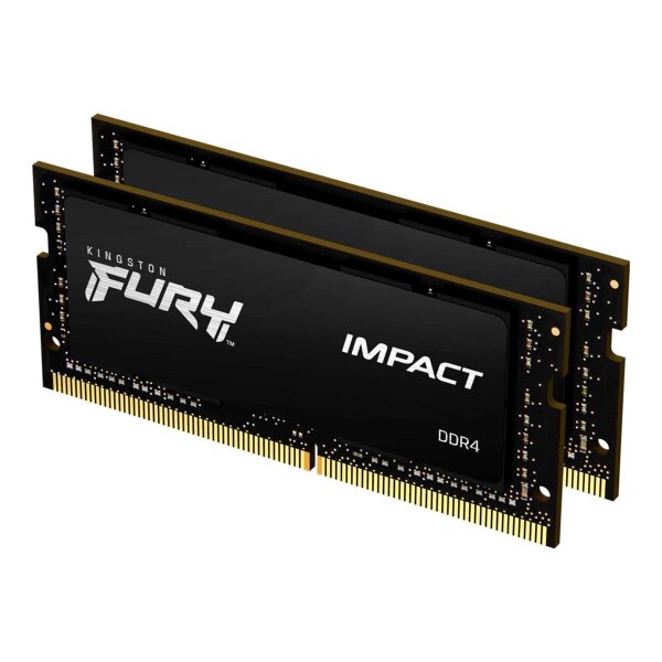 16Gb Ddr4 Pc 3200 Kit 2X8gb Kingston Fury Impact Kf432s20ibk2/16