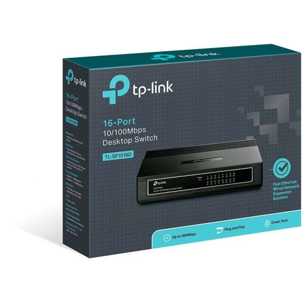 Tp-Link Switcher Desktop 16-Port 10/100M