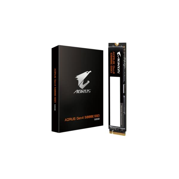 Gigabyte Aorus Gen4 5000E 500Gb M.2 Pcie Ag450e500g Pcie 4.0X4 Nvme
