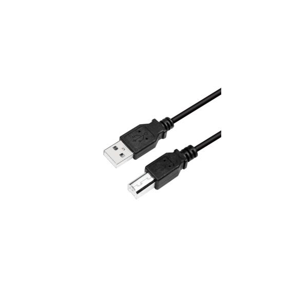 Kabel Logilink Usb 2.0 Kabel A-Stecker-B-Stecker Schwarz 2M