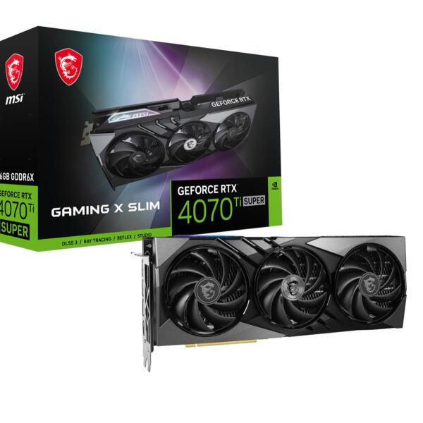 Msi Geforce® Rtx 4070 Ti Super 16Gb Gaming X Slim