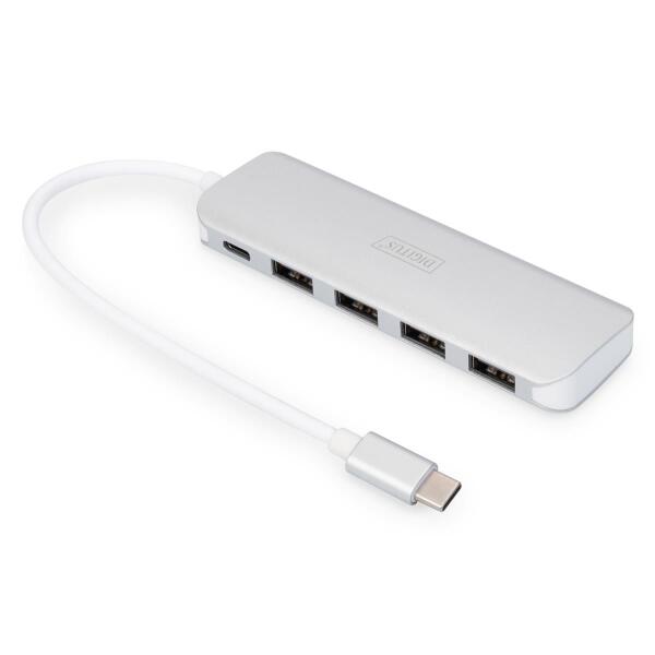 Digitus USB Typ-C 4-Port Hub (USB 3.0) + PD