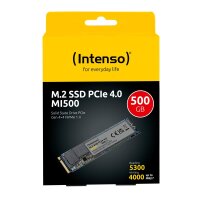 Intenso 500Gb Mi500 M.2 2280 Pcie 4.0 X4 Nvme 1.4  3836450
