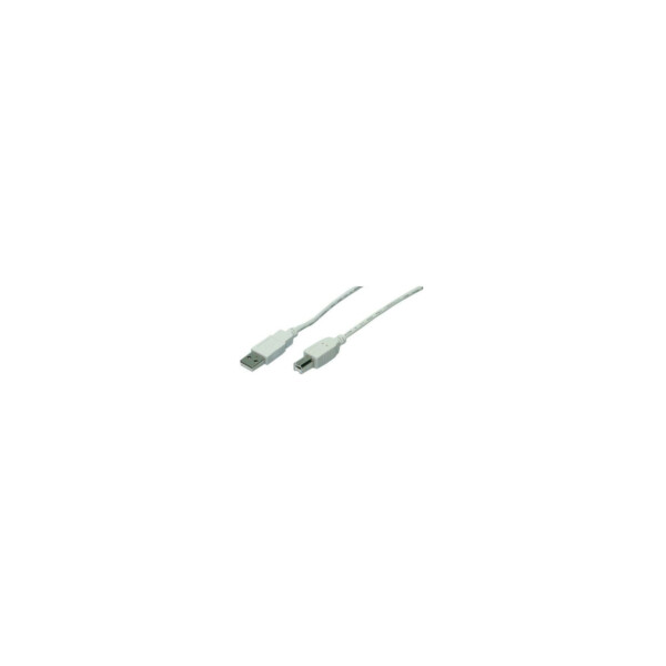 Kabel Logilink Usb 2.0 Kabel A-Stecker-B-Stecker Grau 2M