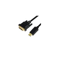 Kabel Logilink Displayport Dp/M - Dvi/M Schwarz 2M Cv0131