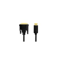 Kabel Logilink Displayport Dp/M - Dvi/M Schwarz 2M Cv0131