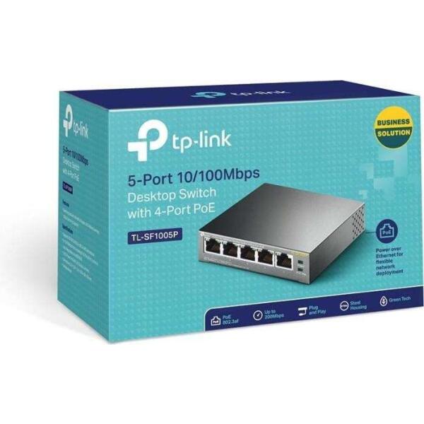 Tp-Link Switcher Desktop 5-Port 10/100