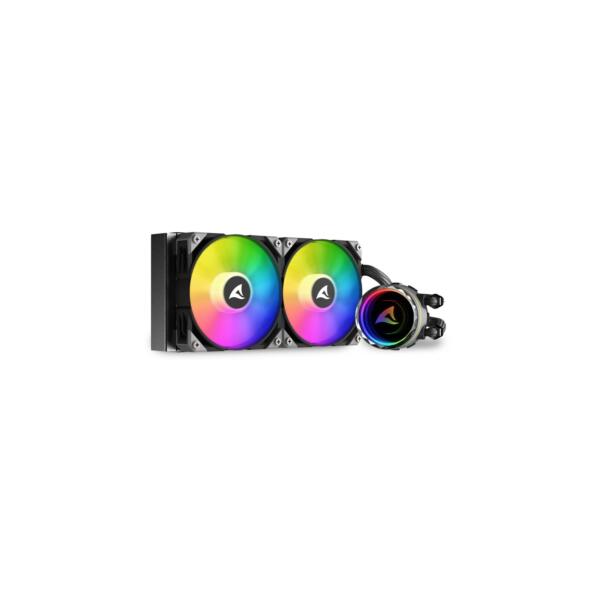 Cooler Sharkoon S80 Rgb 2 Lüfter Schwarz Aio-Wasserkühlung