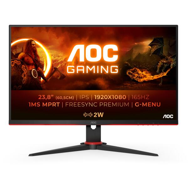 Tft Aoc 24G2spae/Bk G2 60Cmled,2Xhdmi,Vga,Displayport,Sp