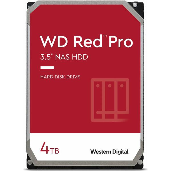 Wd Red Pro  4Tb/8,9/600/72 Sata Iii 256Mb