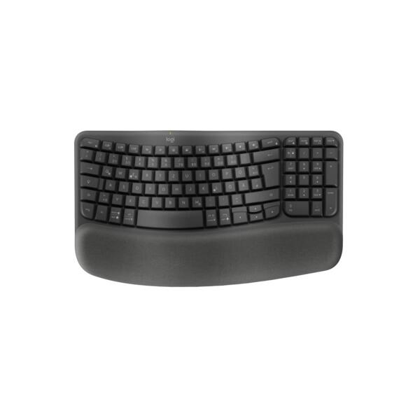 Keyboard Logitech Wave Keys For Business Wireless Graphite