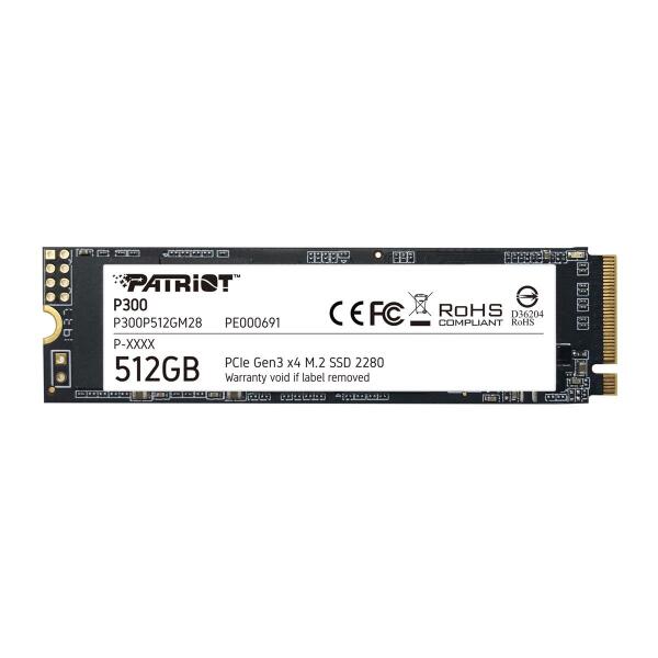 Patriot P300 512Gb M.2 Pcie 3.0  Nvme