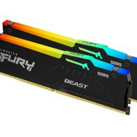64Gb Kit 2X32gb Pc 6000 Kingston Fury Beast Rgb Ex...