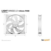 Be Quiet Light Wings Lx 140Mm Pwm