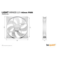 Be Quiet Light Wings Lx 140Mm Pwm