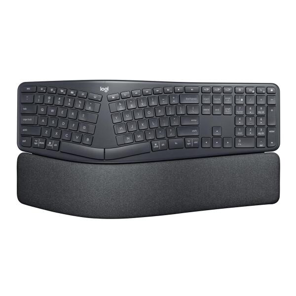 Keyboard Logitech Ergo K860 For Business - Bluetooth - Graphit