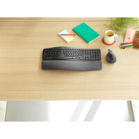 Keyboard Logitech Ergo K860 For Business - Bluetooth - Graphit