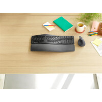 Keyboard Logitech Ergo K860 For Business - Bluetooth - Graphit