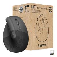 Mouse Logitech Lift For Business Wireless Ergonomisch Graphite Right