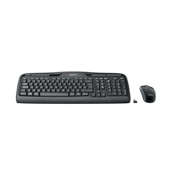 Keyboard & Mouse Logitech Mk330 Schwarz