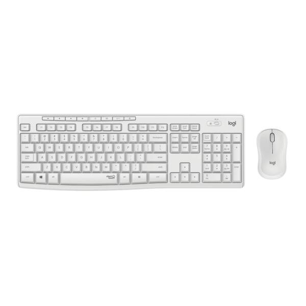 Keyboard & Mouse Logitech Wireless Combo Mk295 White